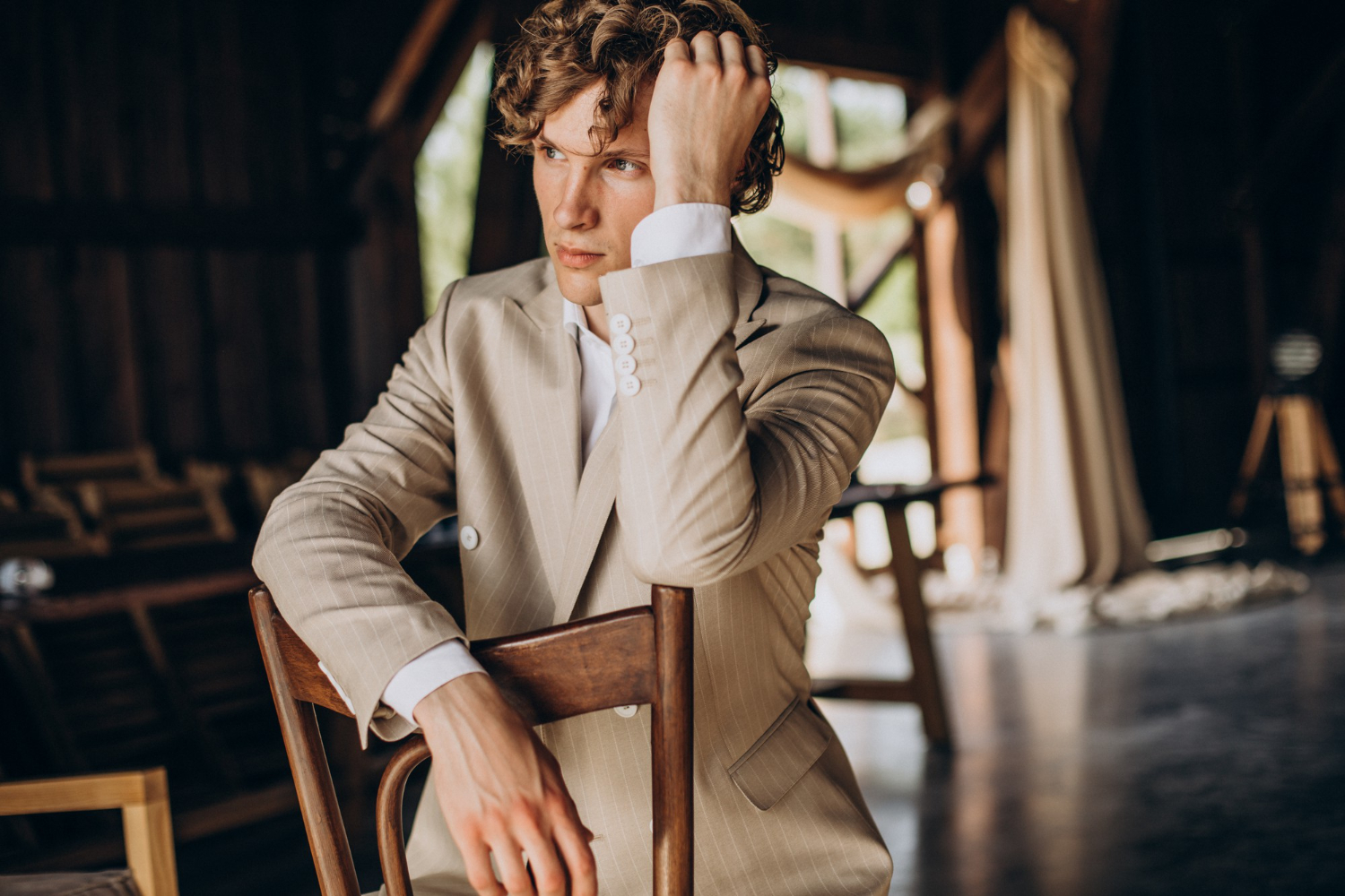 Luxury Men's Fashion Editorial Photography Settings