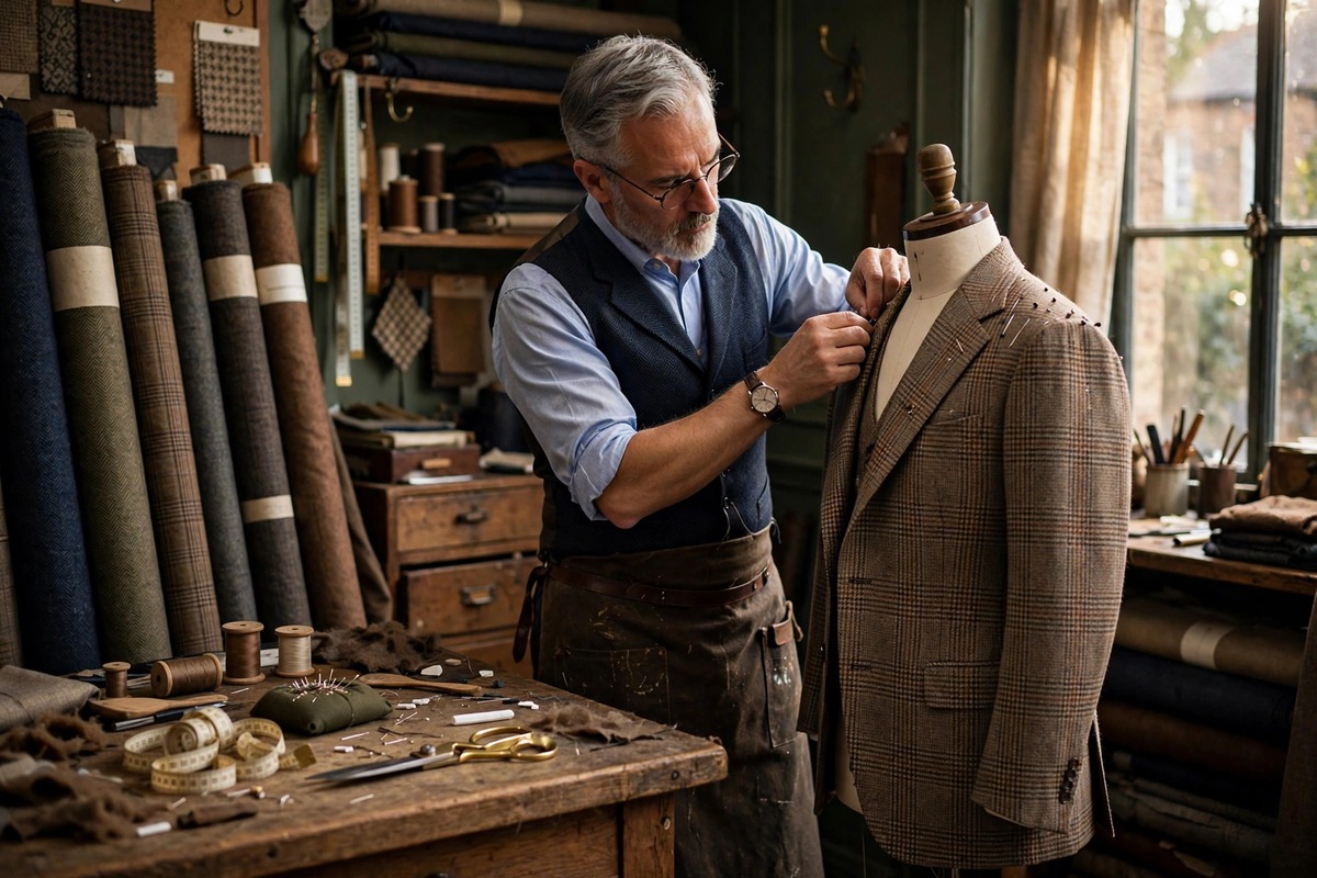 A master tailor at work: what the best British fashion brands get right about craftsmanship